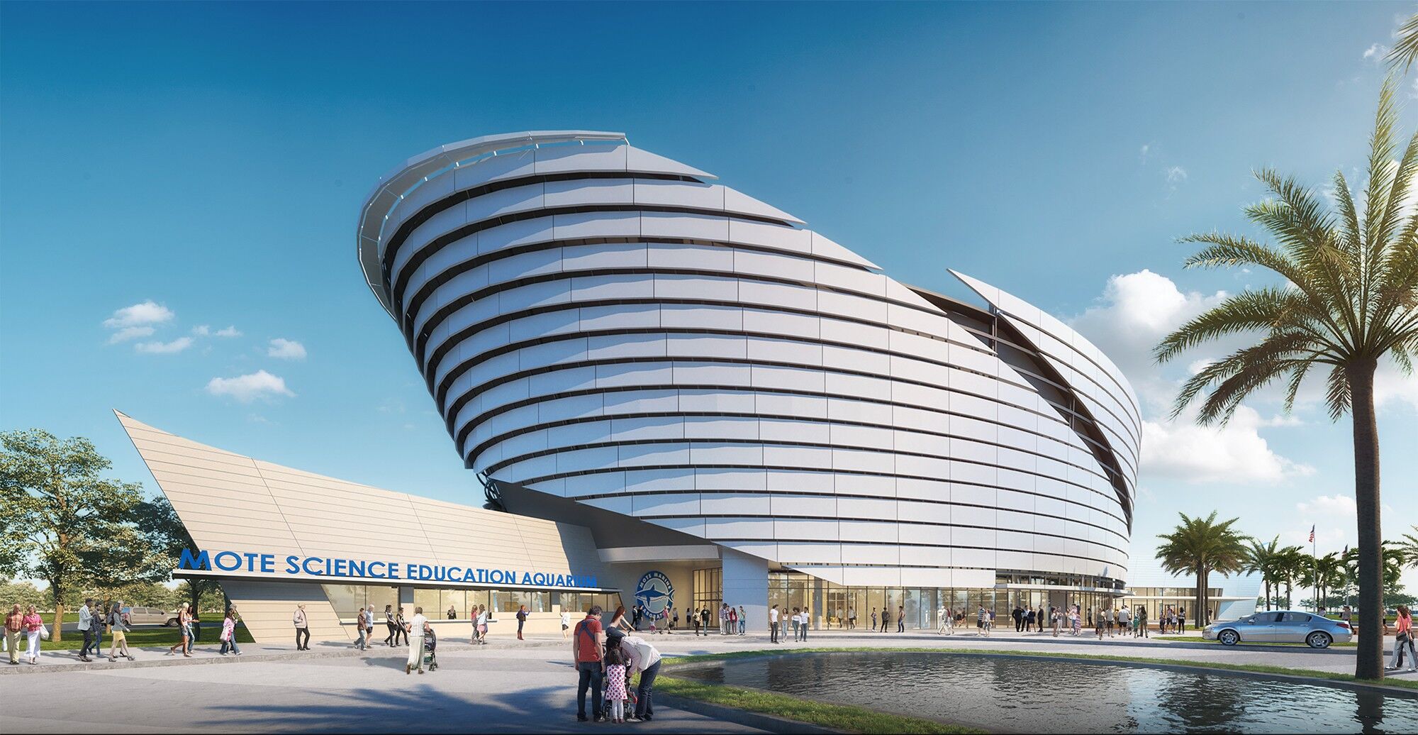 Rendering of the new Science Education Aquarium